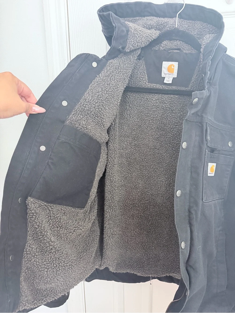 Carhartt Washed Duck Bartlett Jacket - Black
